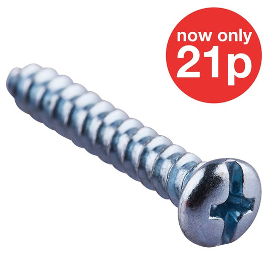 Amtech 5mm x 30mm   SELF TAPPING SCREW (16PC) Z0225