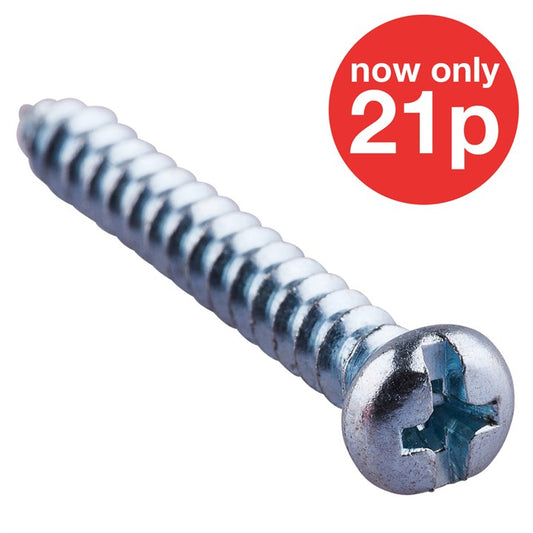 Amtech 5mm x 38 mm  SELF TAPPING SCREW (10PC) Z0230
