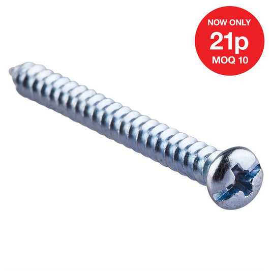 Amtech 5mm x 50mm   SELF TAPPING SCREW (10PC) Z0235