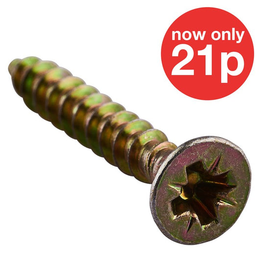 Amtech 3.5mm x 25mm CHIPBOARD SCREW (20PC) Z0265