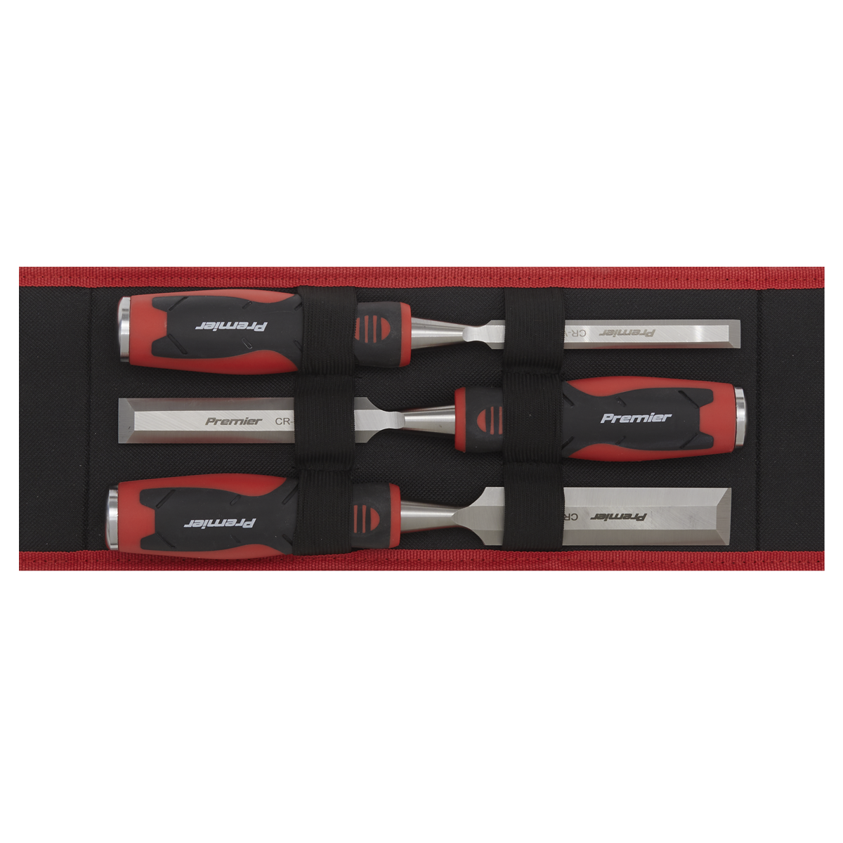 Sealey 3pc Hammer-Thru Wood Chisel Set AK9238