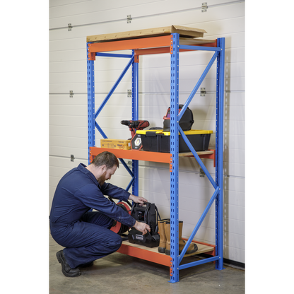 Sealey Heavy-Duty 3 Beam Set Shelving Unit 900kg Capacity Per Level APR2701