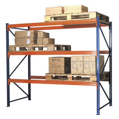 Sealey Heavy-Duty 3 Beam Set Racking Unit 1000kg Capacity Per Level APR3001