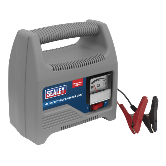 Sealey 4A 12V Battery Charger 230V DSBC4