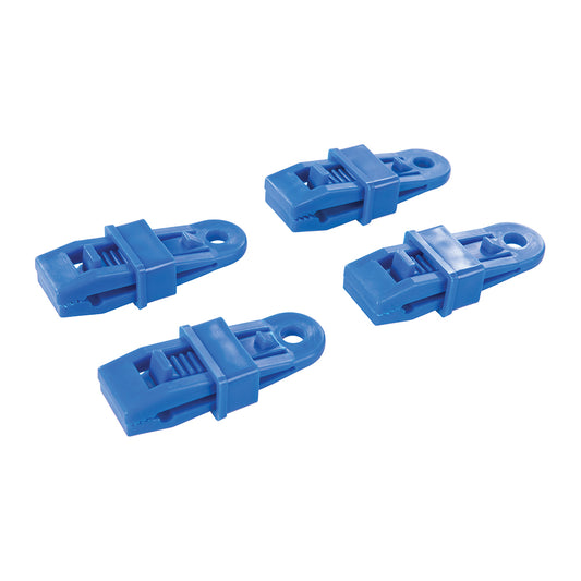 Silverline Tarpaulin Clips 4pk 4pk
