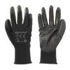 Silverline Black Palm Gloves M 8