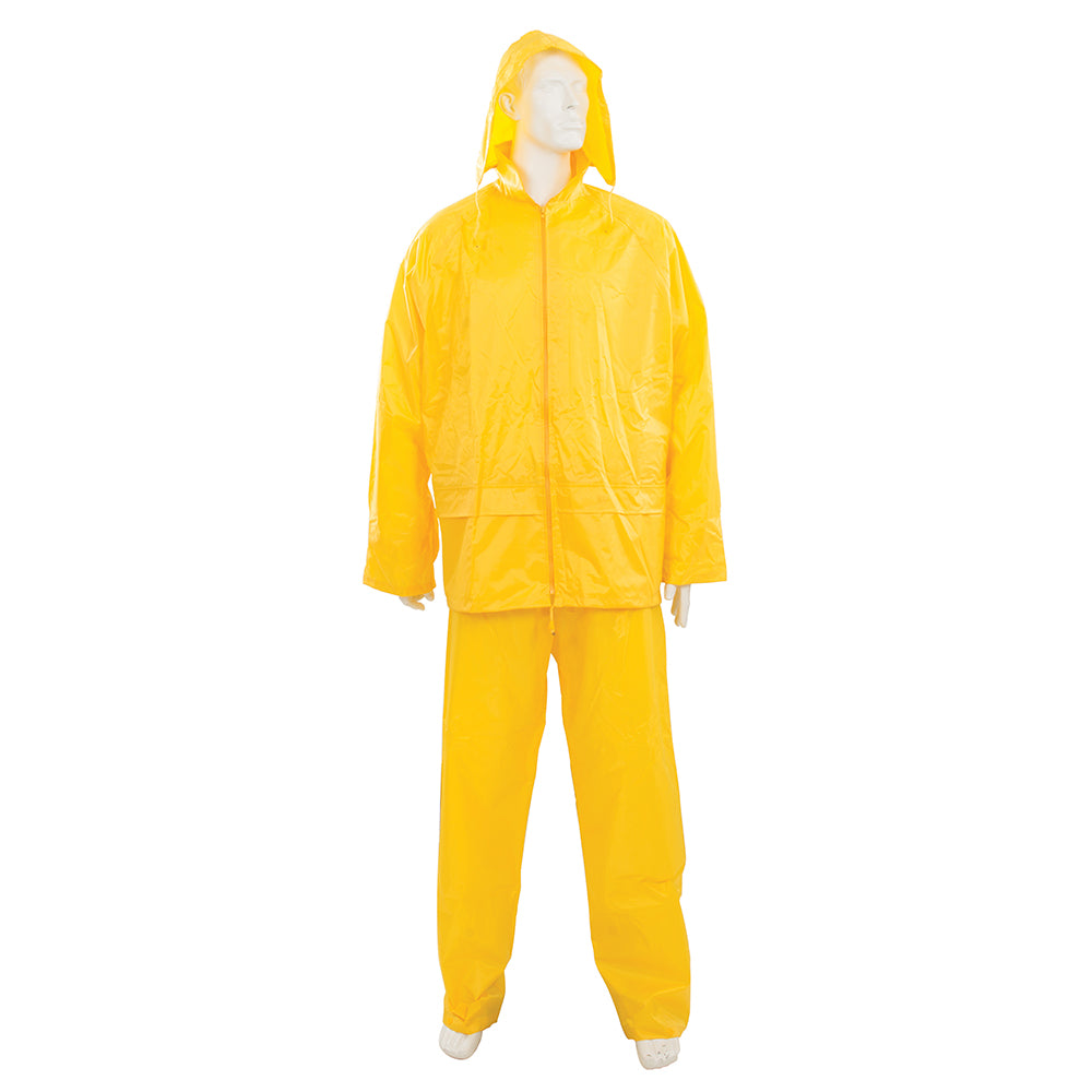 Silverline Rain Suit Yellow 2pce M 30"W (54 - 112cm)