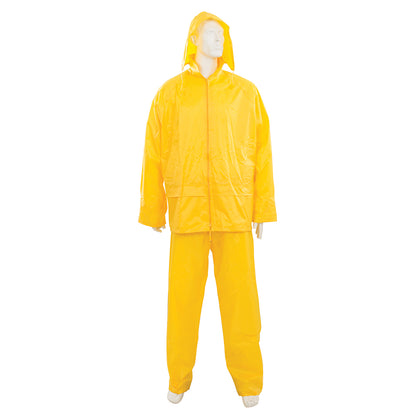 Silverline Rain Suit Yellow 2pce M 30"W (54 - 112cm)