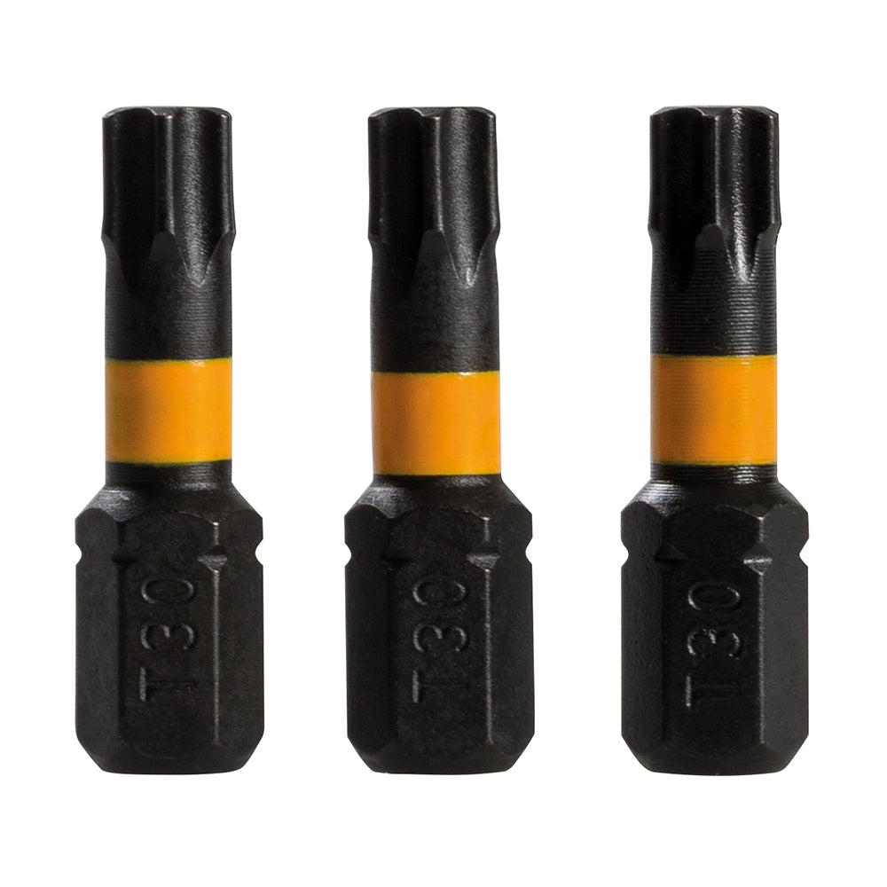 Triton T30 Screwdriver Impact Bit 3pk T30 25mm