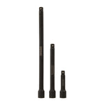 Silverline Impact Extension Bar Set 3/8" 3pce 75, 150 & 250mm