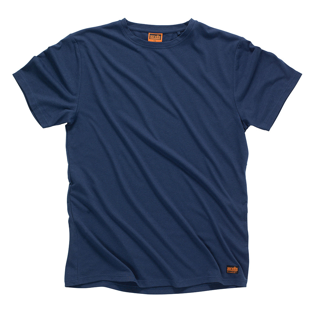 Scruffs Worker T-Shirt Navy XL