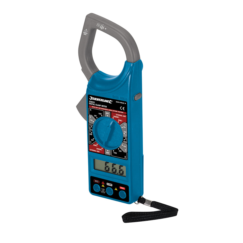 Silverline Digital Clamp Meter 1000A AC