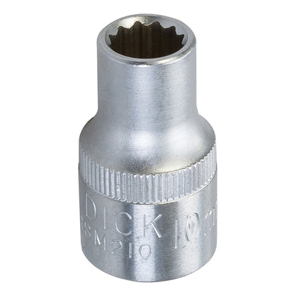 King Dick Socket 1/2" SD 12pt Metric 10mm