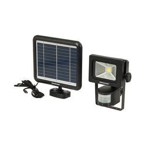 Silverline COB LED Solar-Powered PIR Floodlight 3W PIR