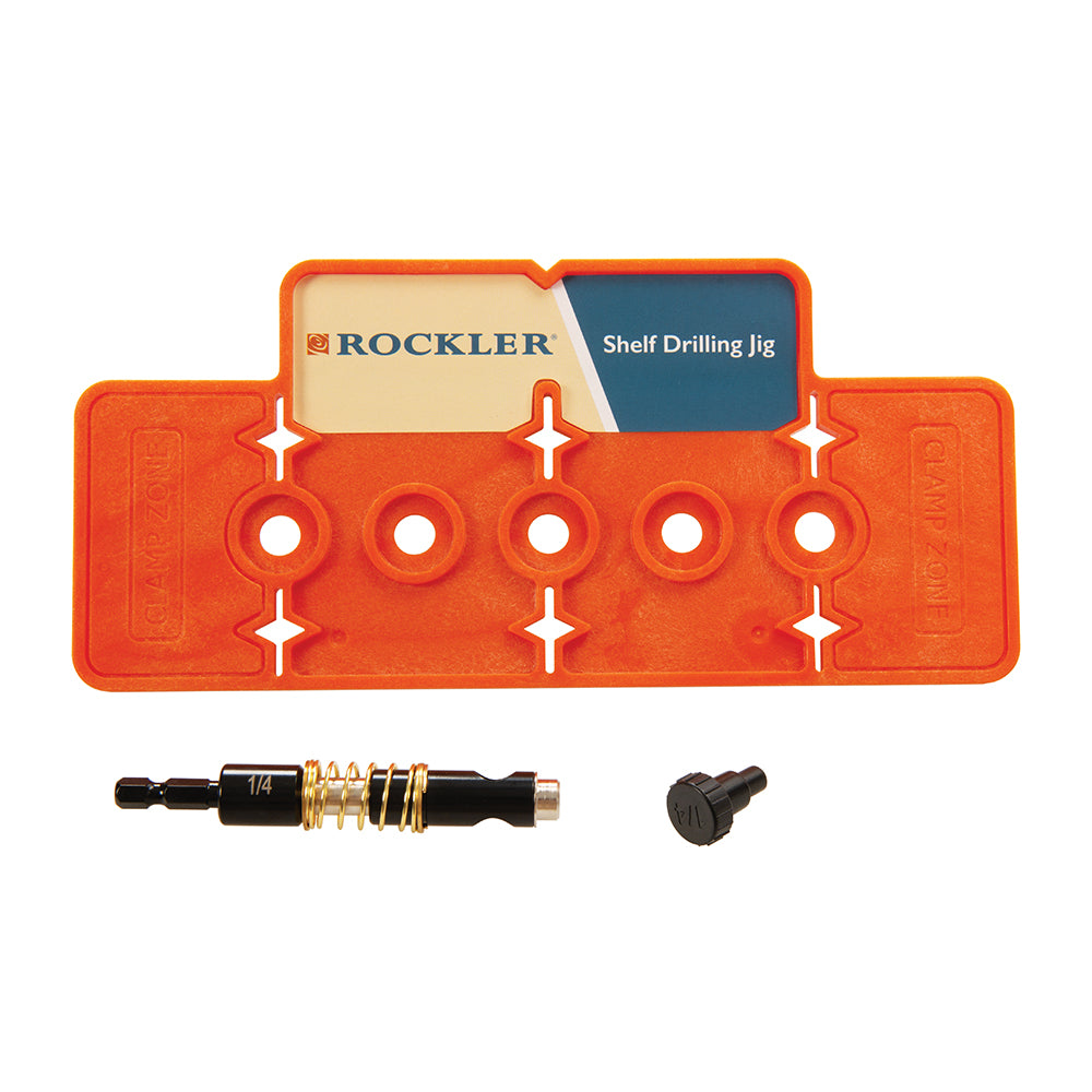 Rockler Shelf Drilling Jig 1/4''