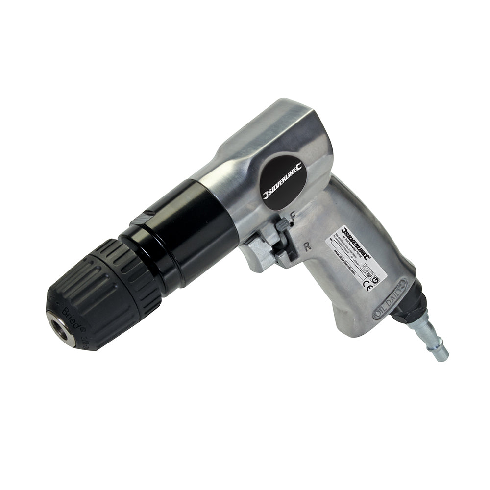 Silverline Air Drill Reversible 10mm