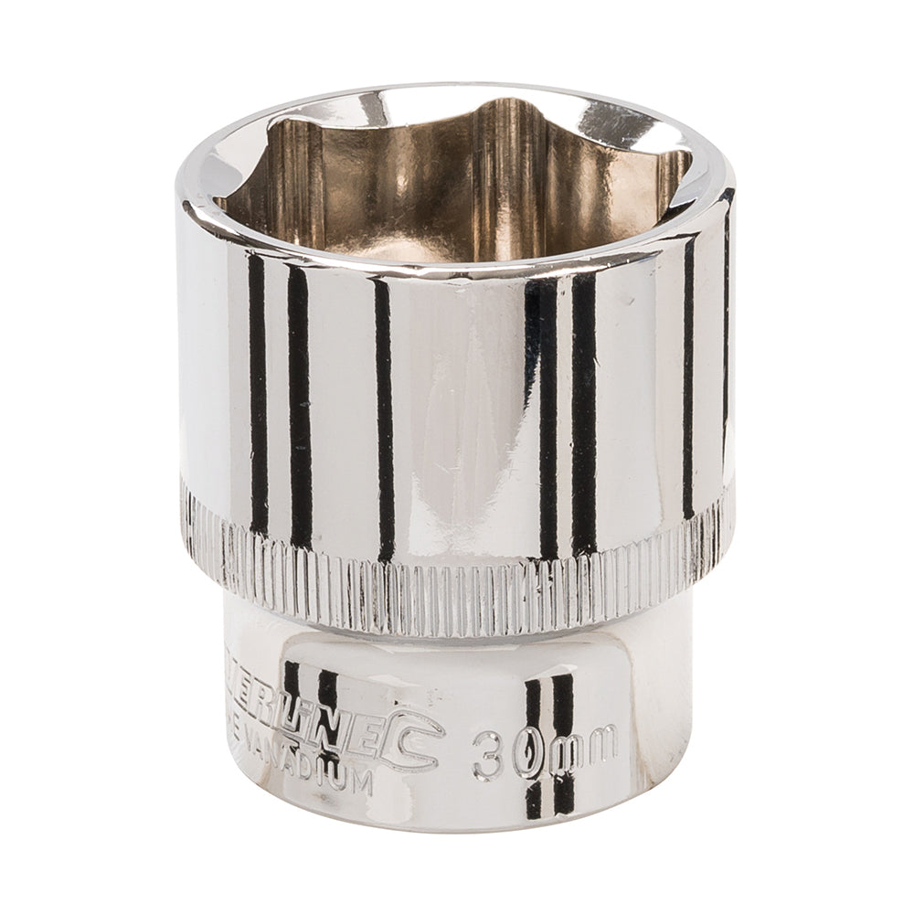 Silverline Socket 1/2" Drive 6pt Metric 30mm