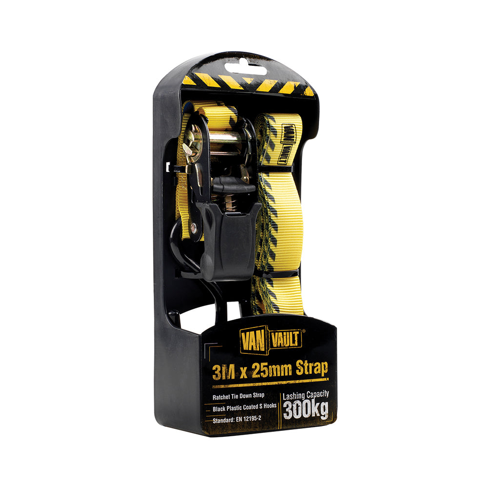 Van Vault Ratchet Strap 3m x 25mm