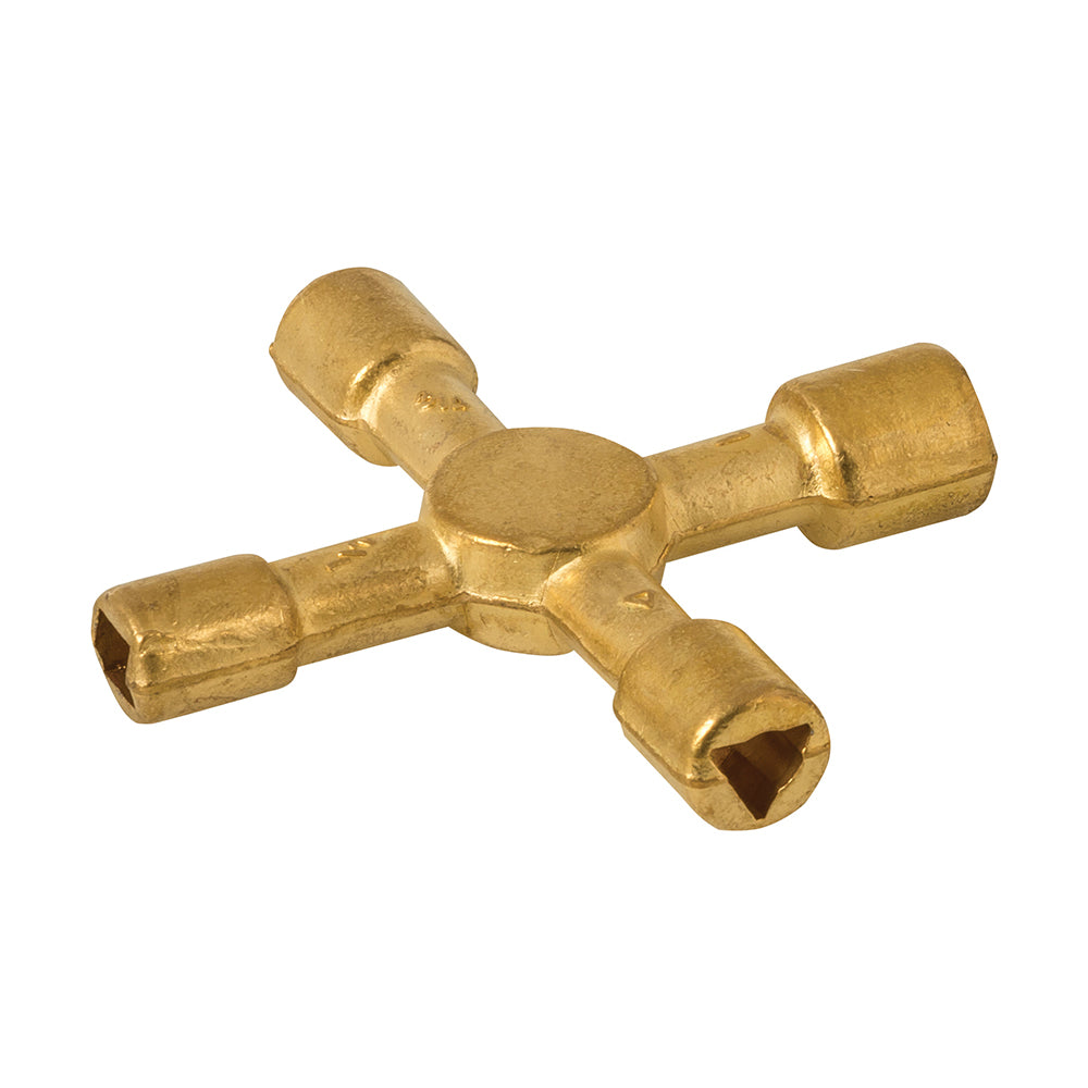 Dickie Dyer Brass Quad Key 4-in-1