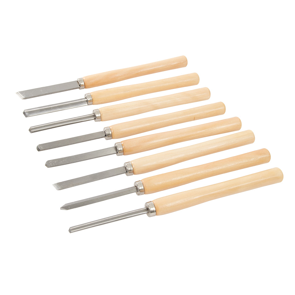 Silverline Wood Turning Chisel Set 8pce 8pce