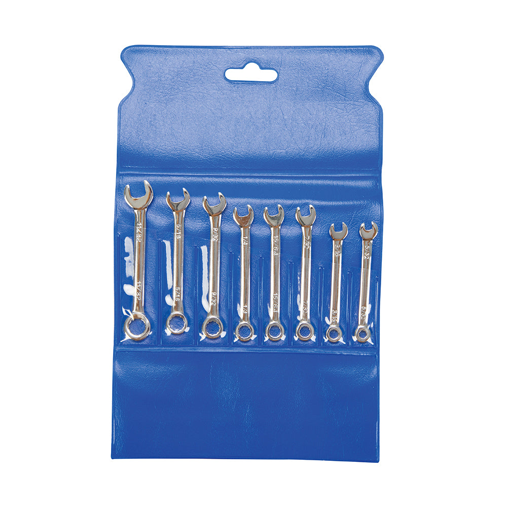 King Dick AF Miniature Combination Spanner Set 8pce 5/32" - 11/32"
