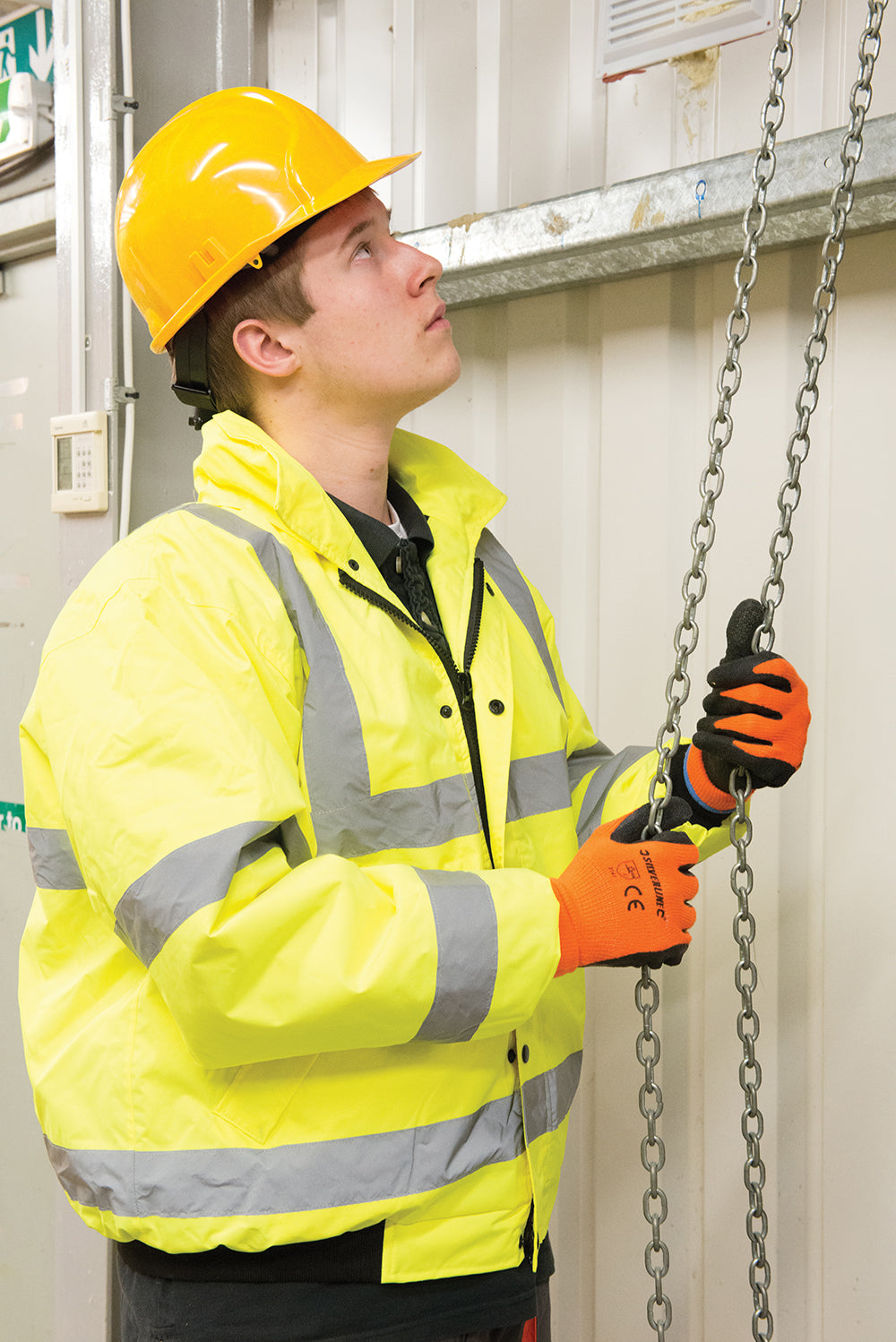 Silverline Hi-Vis 2-Tone Jacket Class 3 L 100-108cm (39-42")