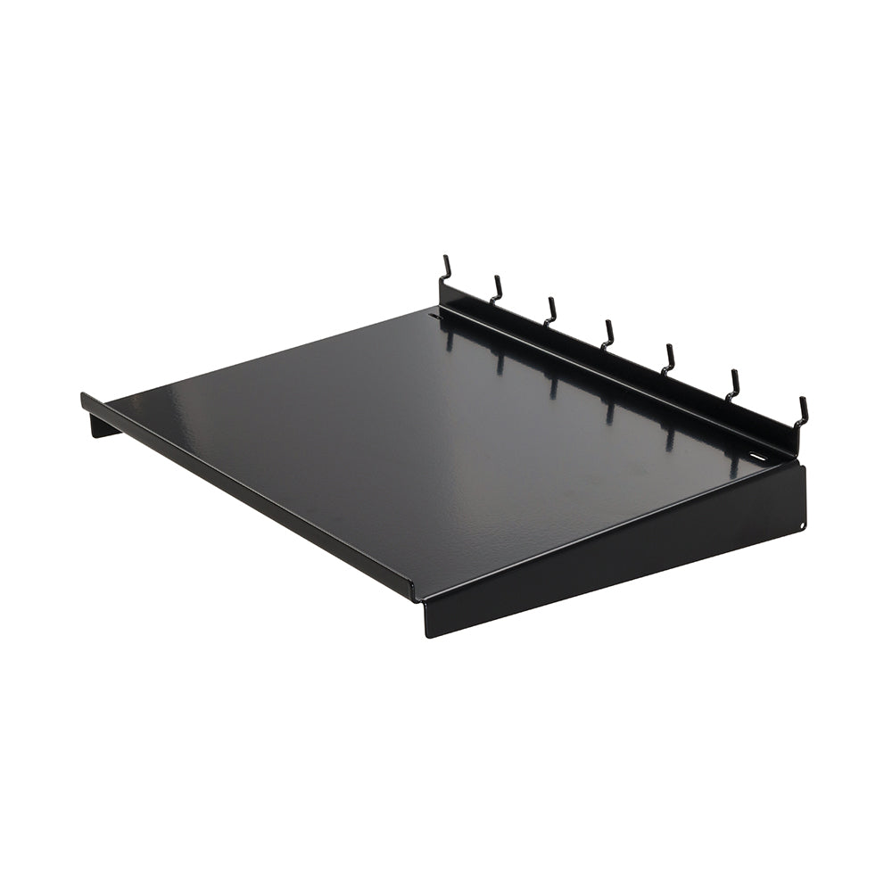 Silverline Shelf 300mm 4pk Black