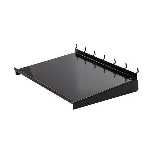 Silverline Shelf 300mm 4pk Black