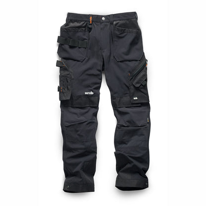 Scruffs Pro Flex Plus Holster Trouser Black 32R