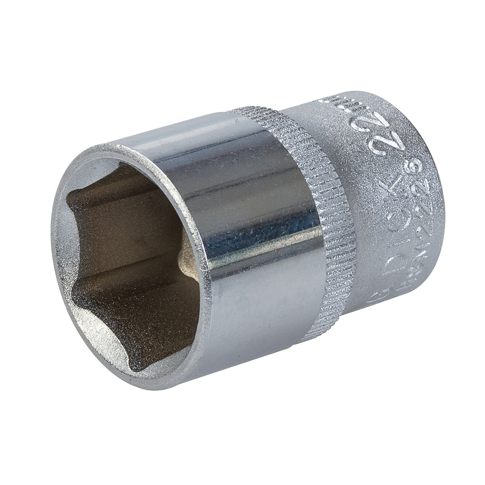 King Dick Socket 1/2" SD 12pt Metric 22mm