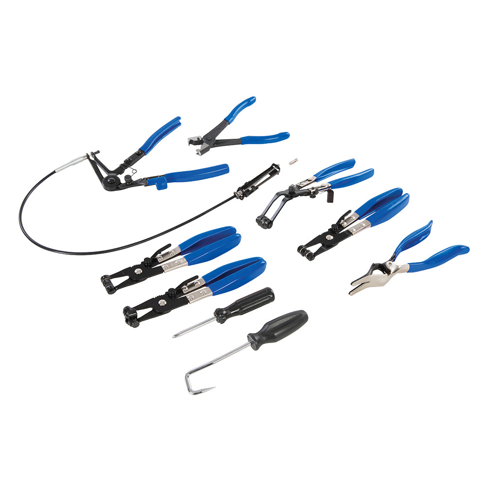 Silverline Hose Clip Removal Tool Set 9pce 18 - 54mm