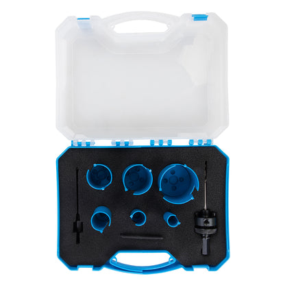 Silverline Multi Material TCT Holesaw Set 9pce 19 - 57mm