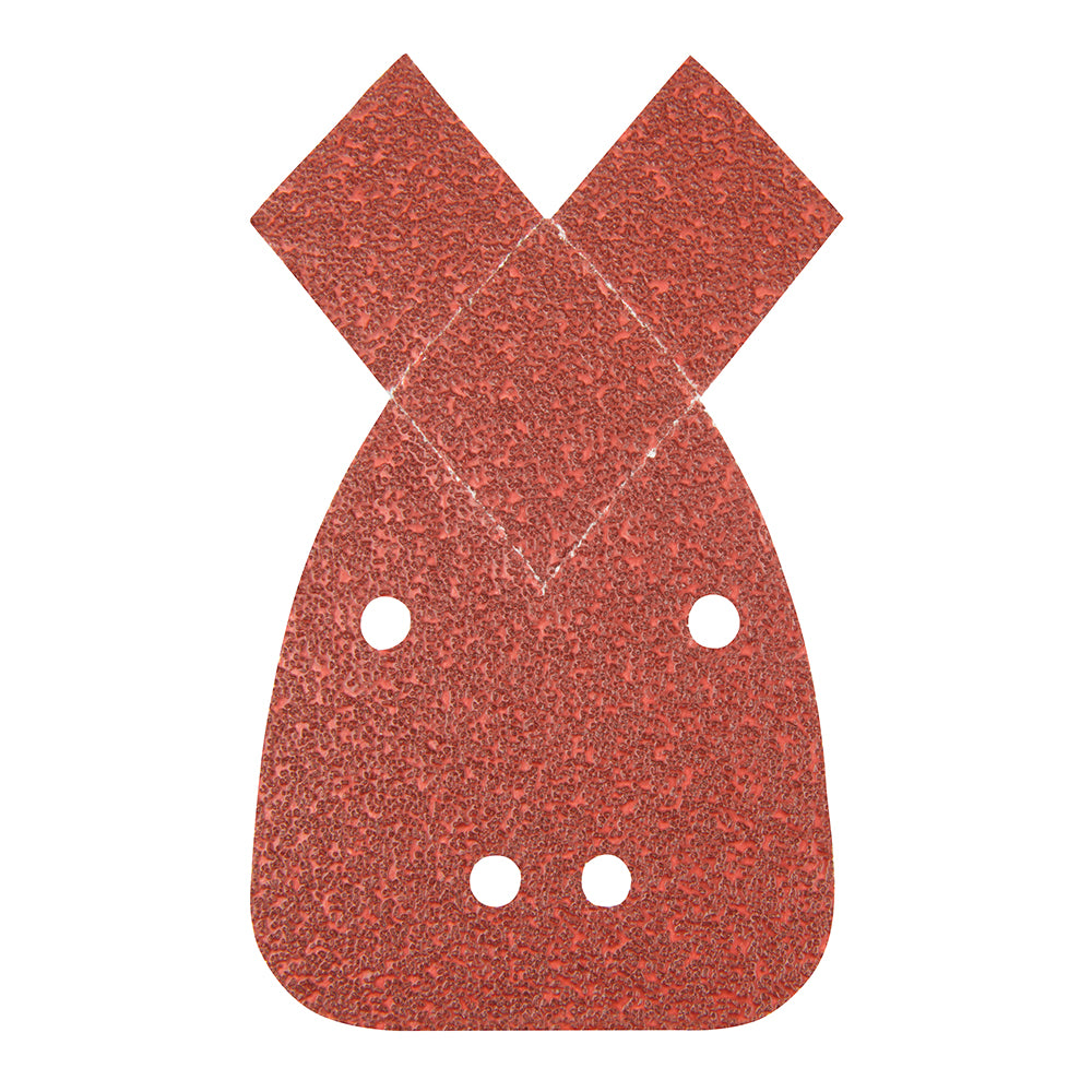 Silverline Hook & Loop Detail Sander Sheets with 2 Tips 140mm 10pk 60 ...