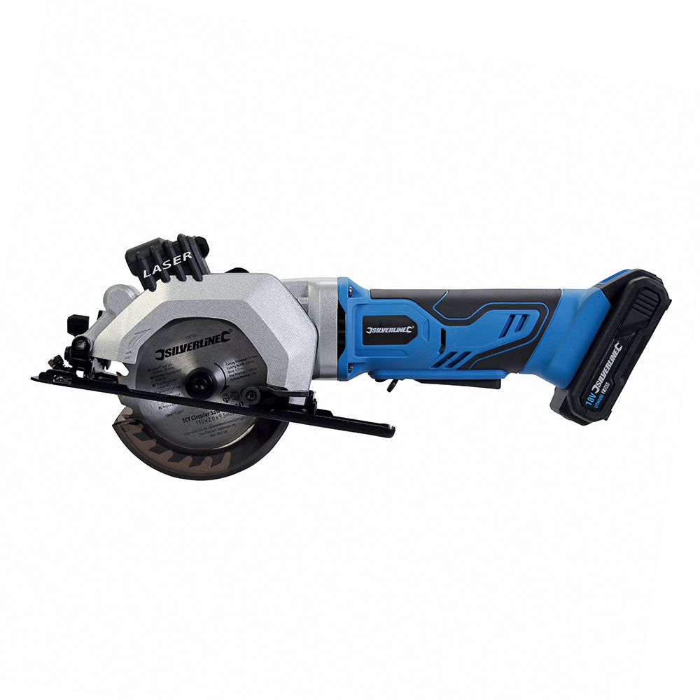 Silverline 18V Mini Circular Saw 115mm 18V