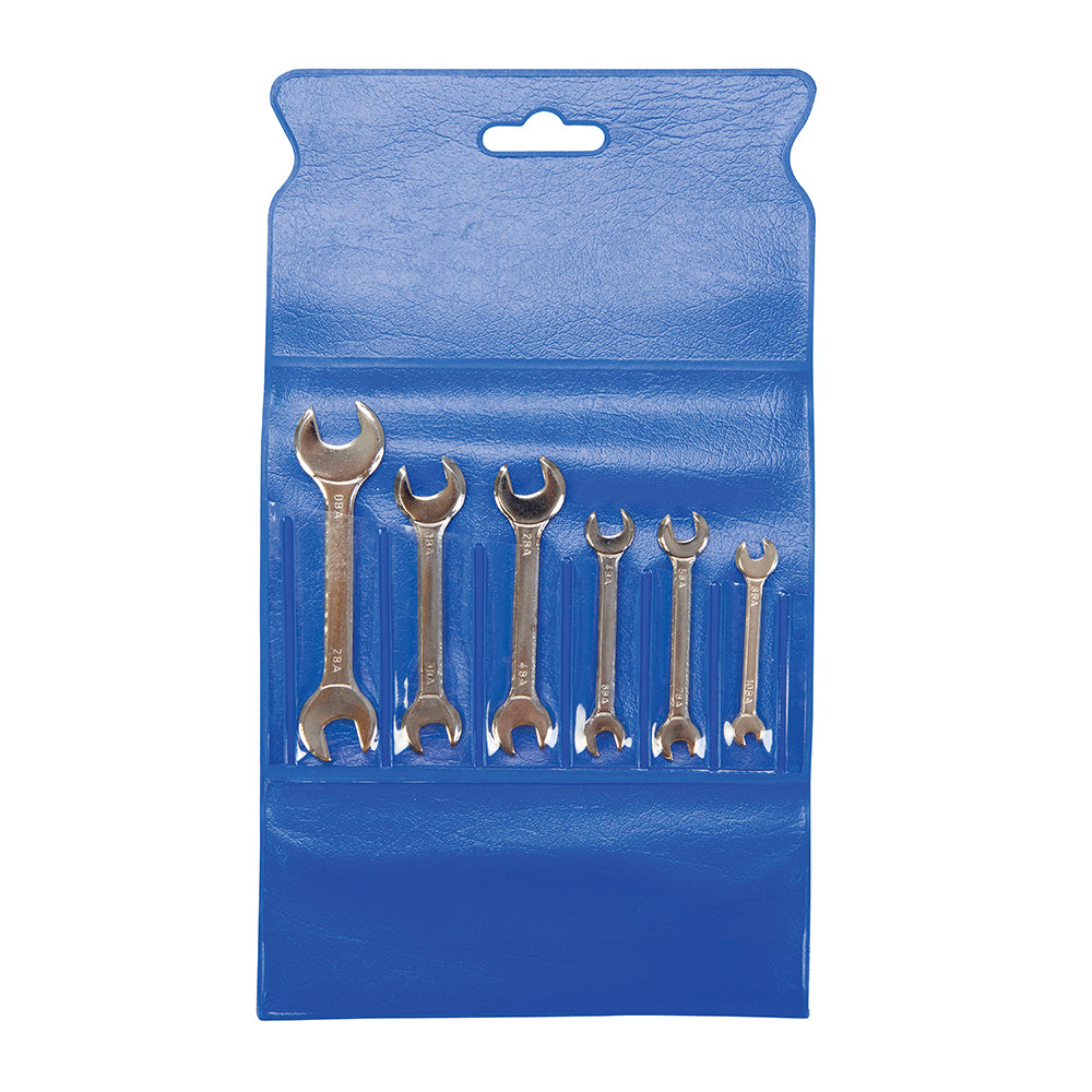King Dick Miniature Open End Spanner Set 6pce 0BA - 10BA