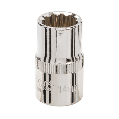 Silverline Socket 1/2" Drive 12pt Metric 14mm