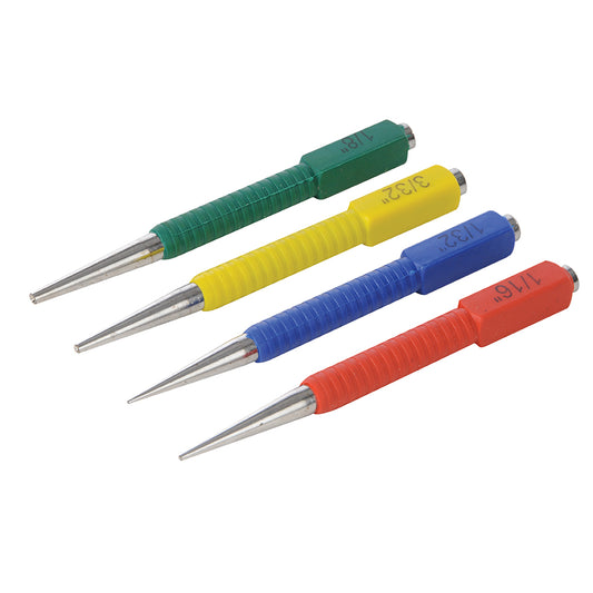 Silverline Transfer Punch Set 4pce 4pce