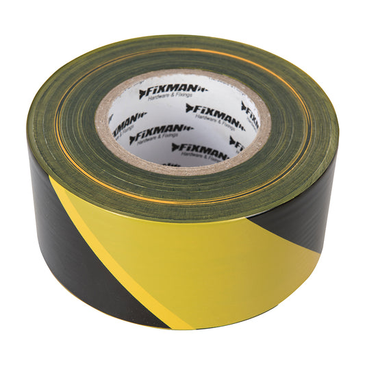 Fixman Barrier Tape 70mm x 500m Yellow/Black