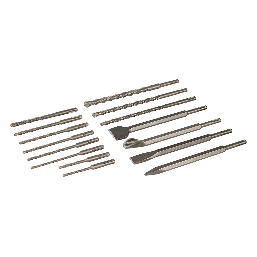 Silverline SDS Plus Masonry Drill & Steel Set 15pce 15pce