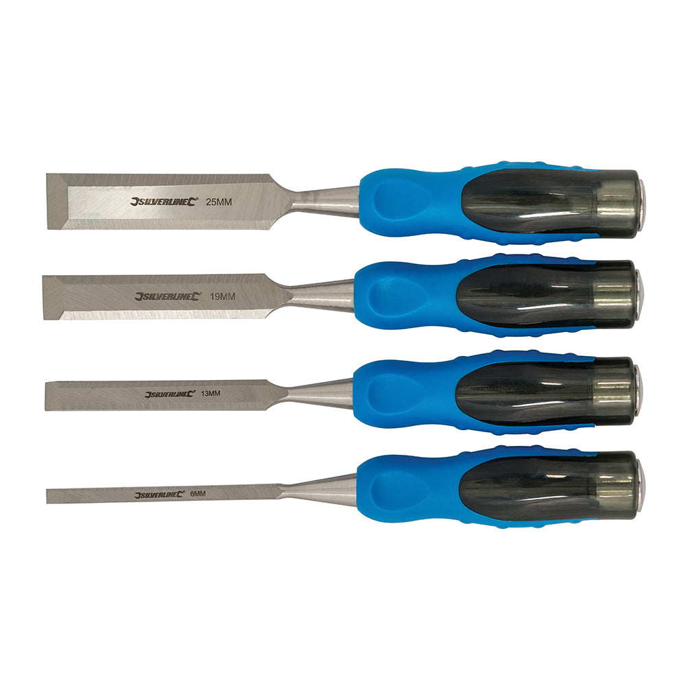 Silverline Expert Wood Chisel Set 4pce 4pce