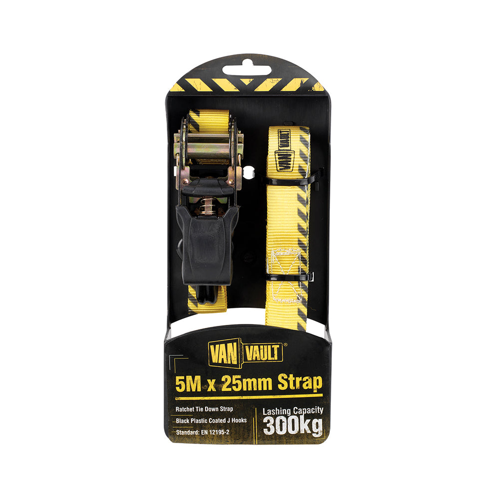 Van Vault Ratchet Strap 5m x 25mm