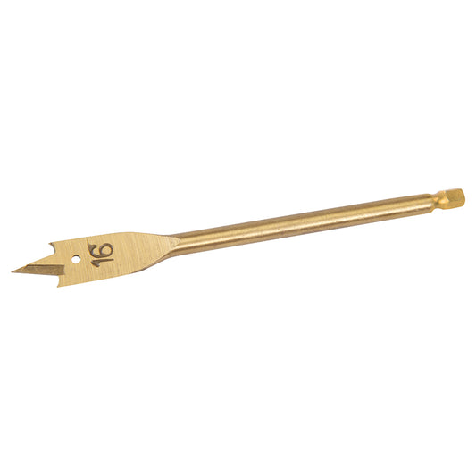Silverline Titanium-Coated Flat Bit 16mm