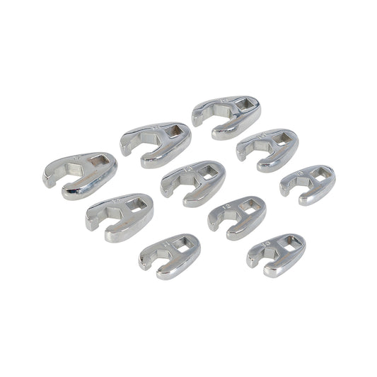 Silverline Flare Nut Crows Foot Spanner Set 10pce 10 - 19mm