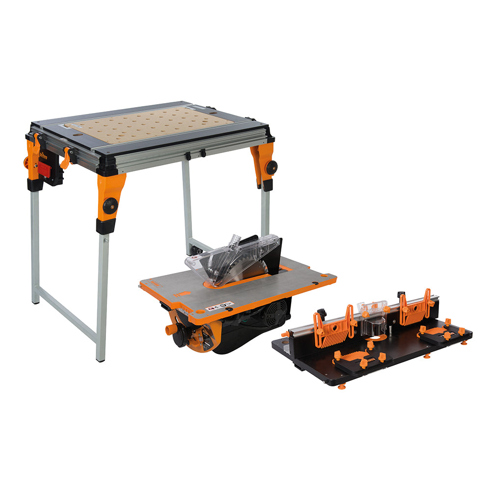 Triton TWX7 Workcentre, Router Table & Contractor Saw Module Kit TWX7CS1RT1