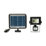 Silverline COB LED Solar-Powered PIR Floodlight 3W PIR