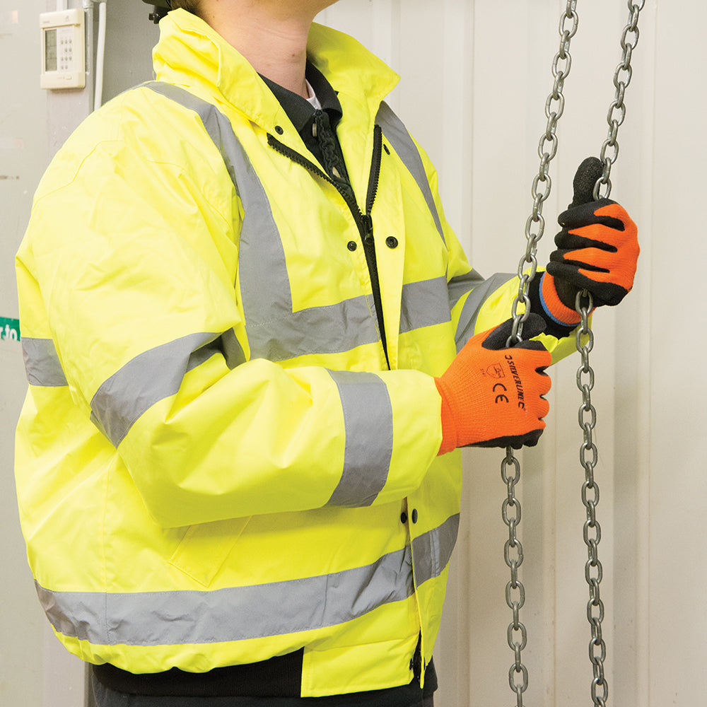 Silverline Hi-Vis 2-Tone Jacket Class 3 L 100-108cm (39-42")