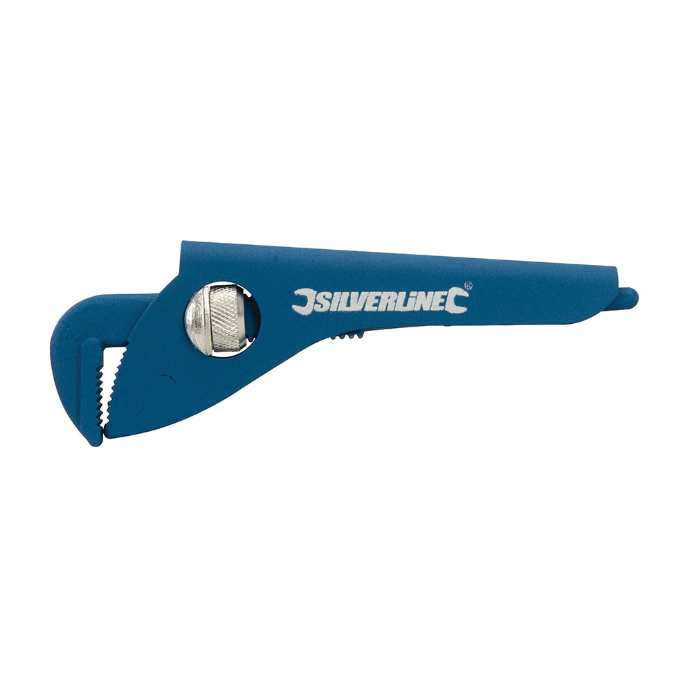 Silverline Thumbturn Pipe Wrench Length 225mm - Jaw 50mm