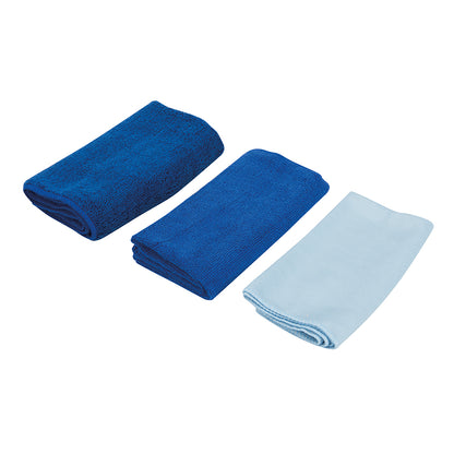 Silverline Microfibre Cloth Cleaning Set 3pce 3pce