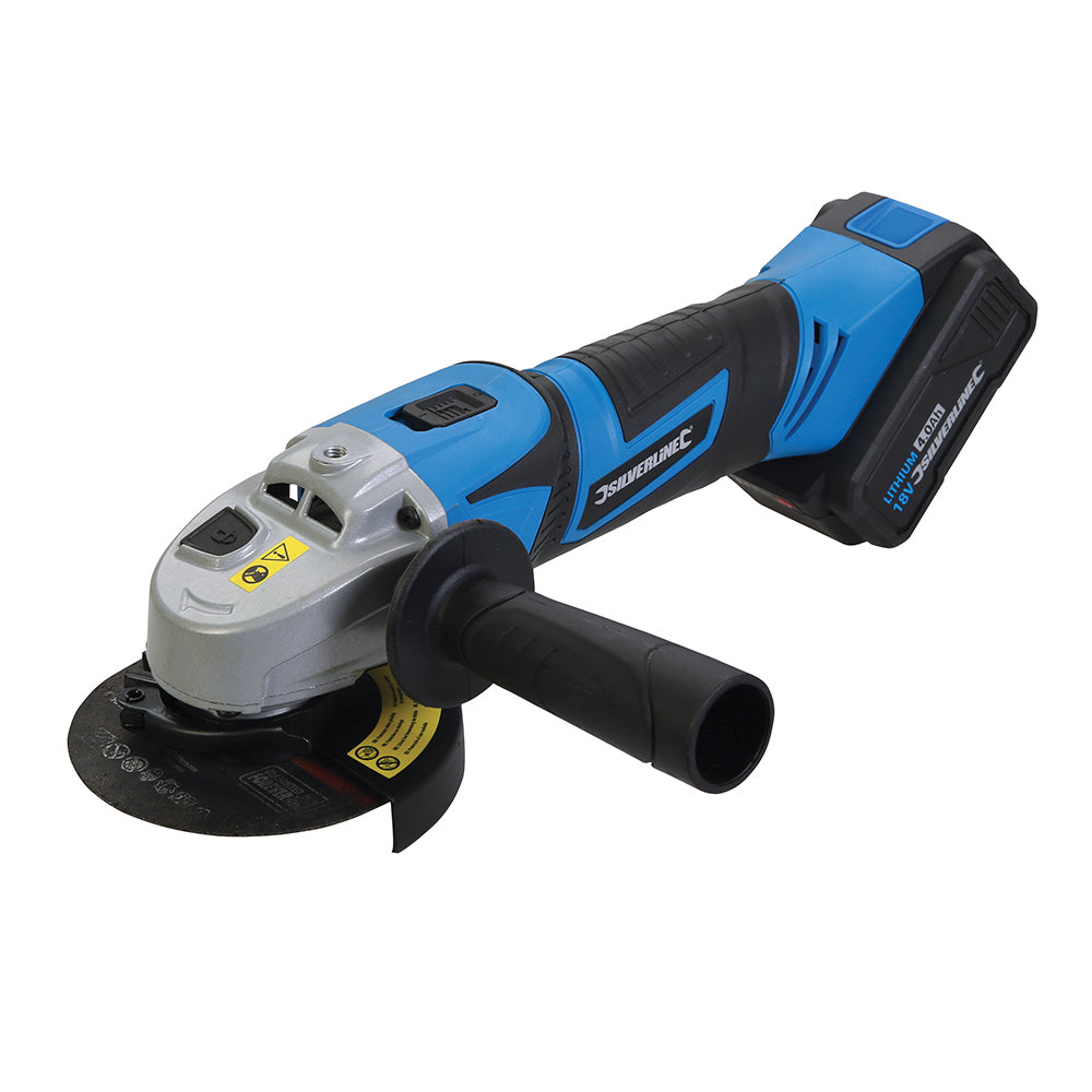 Silverline 18V Angle Grinder 115mm 18V
