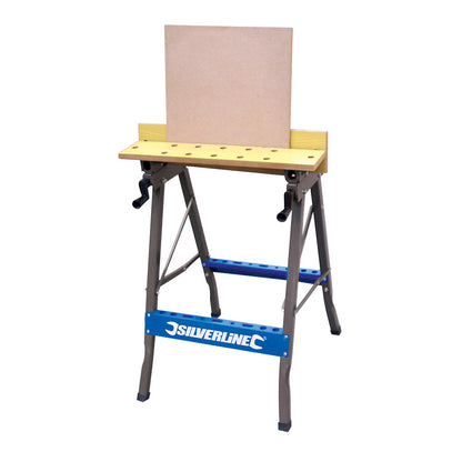 Silverline Heavy Duty Flip-Top Workbench 150kg